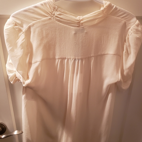 Aritzia Babaton Tinsley Blouse Off-White - Picture 3 of 5